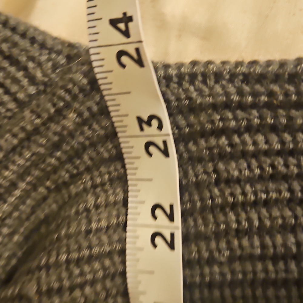 Skies Are Blue Curvy 1X Olive Green Ribbed Sweater Mustard Accents Fall Knit - Picture 6 of 15